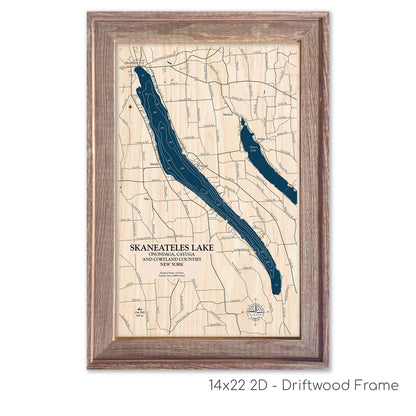 Skaneateles Lake Map