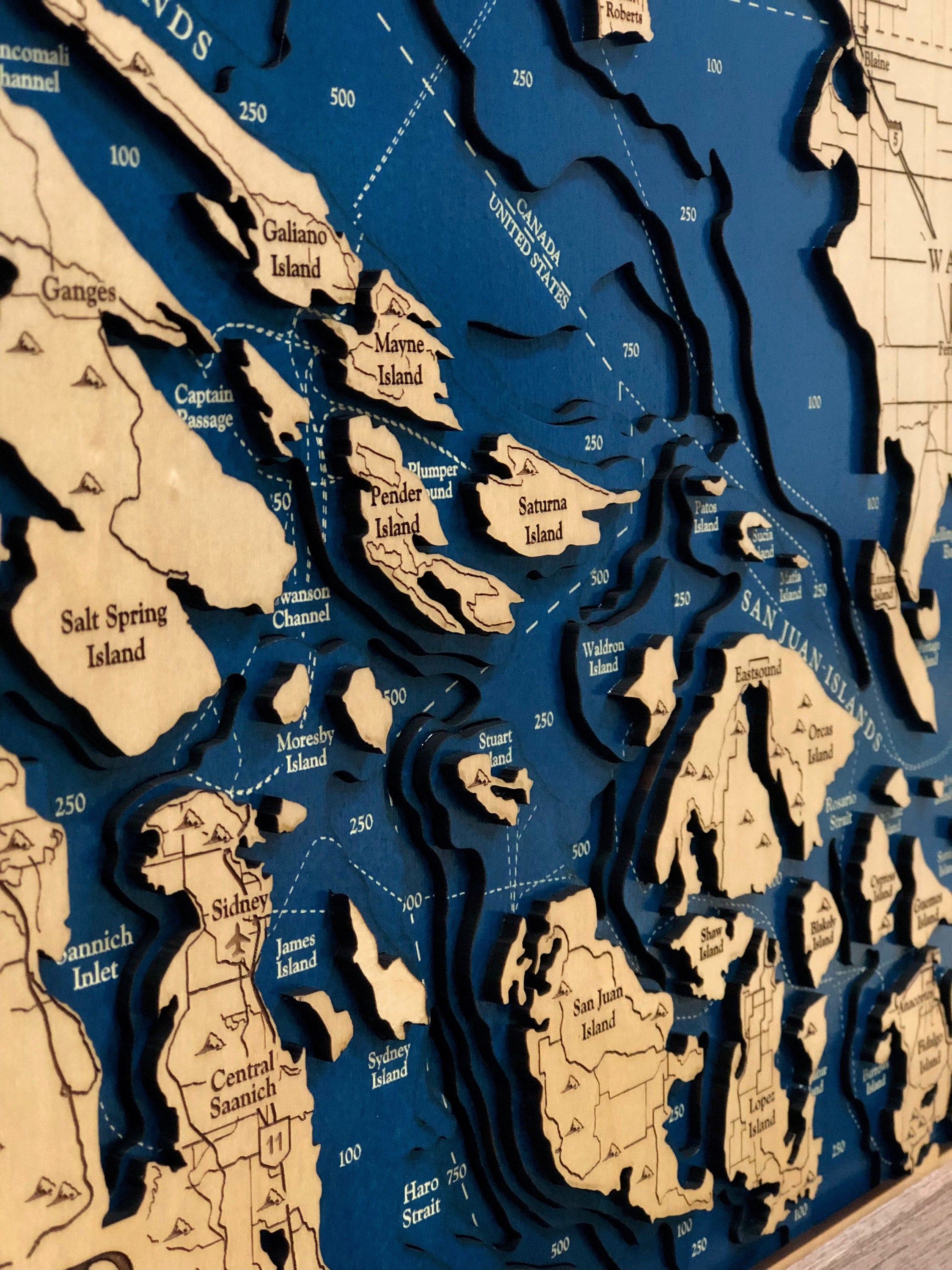 San Juan Islands Map