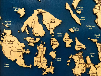 San Juan Islands Map