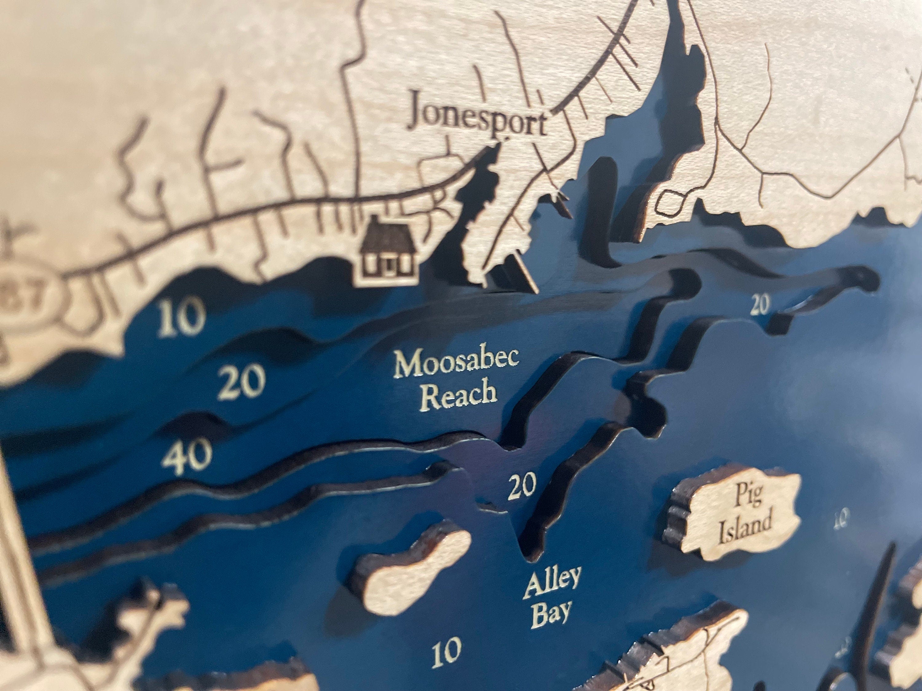 Moosebec Reach Map
