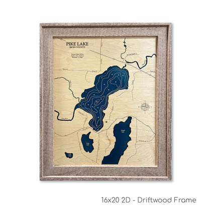 Pike Lake Map