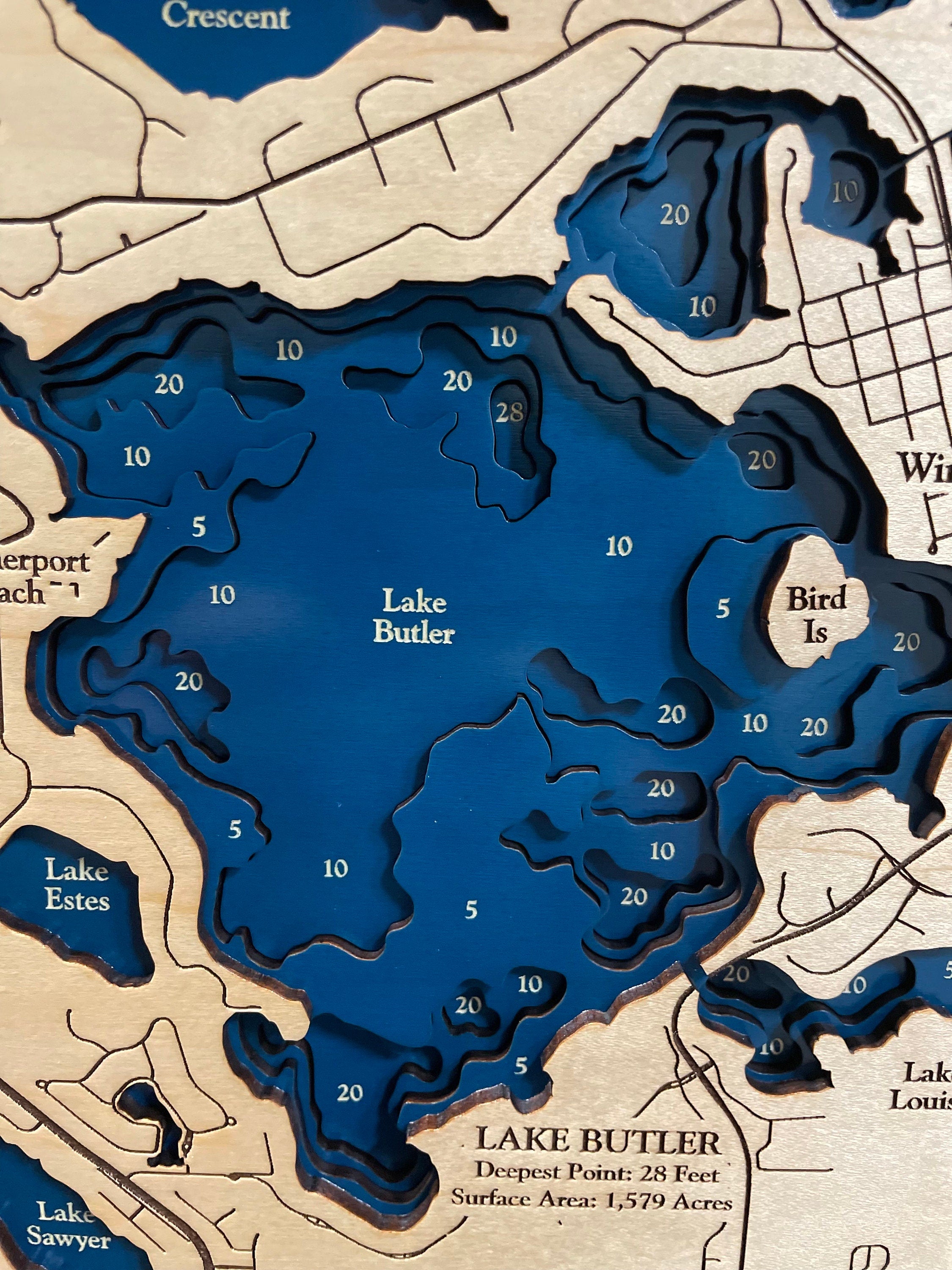 Windermere Chain of Lakes Map