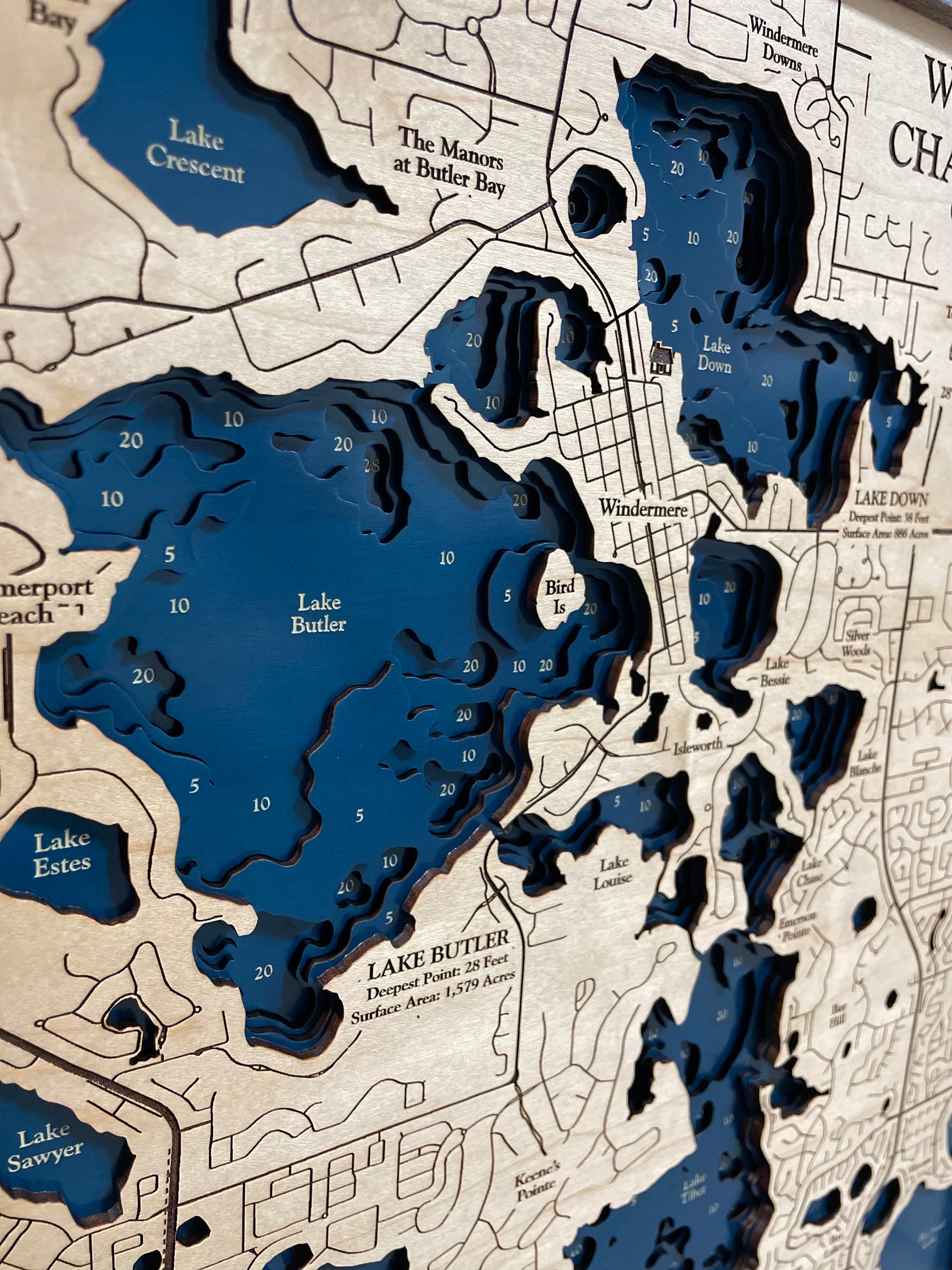 Butler Chain of Lakes Map