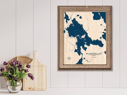 Big Whiteshell Lake Map