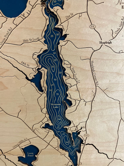Mousam Lake Map