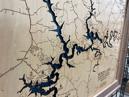 Nolin Lake Map