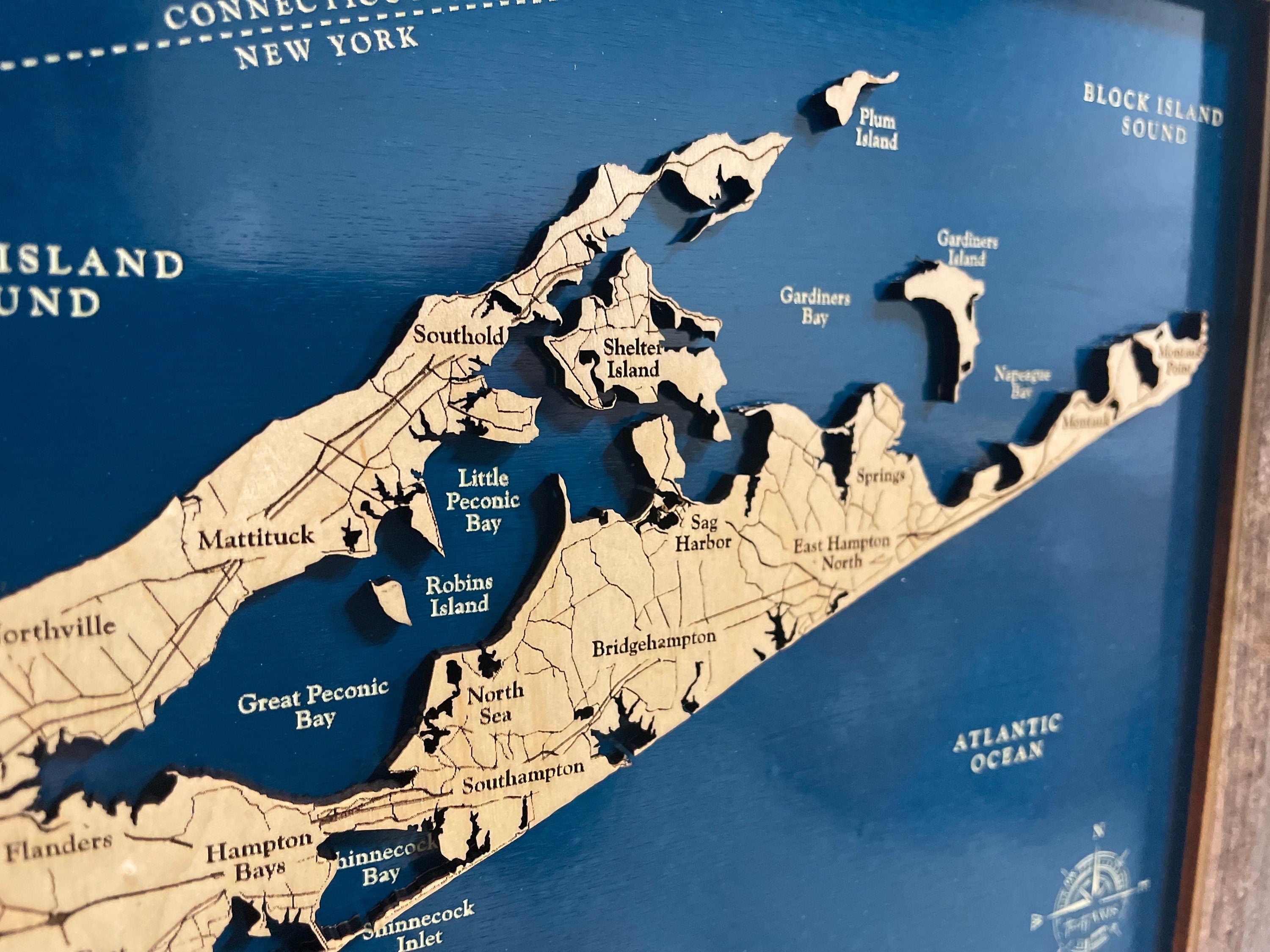 Peconic Bay Map