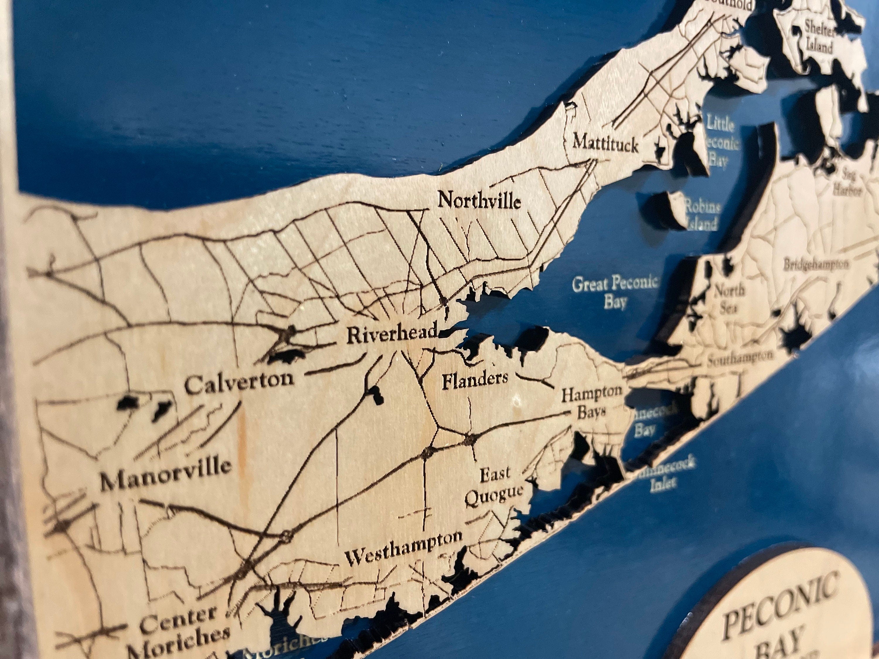 Peconic Bay Map