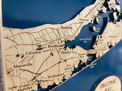 Peconic Bay Map