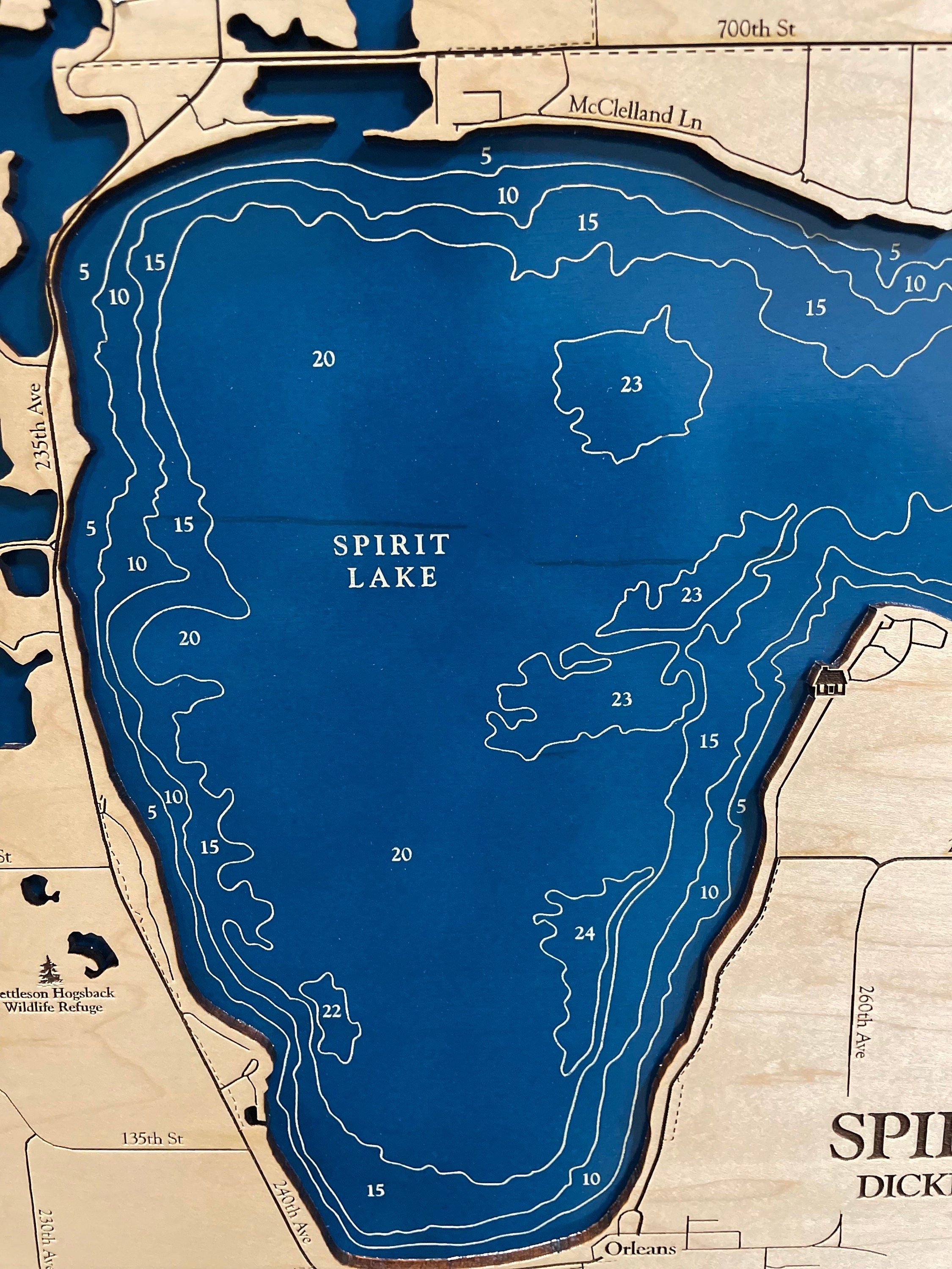 Spirit Lake Map