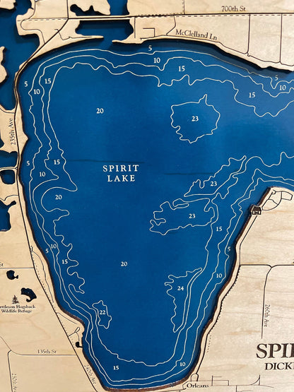 Spirit Lake Map