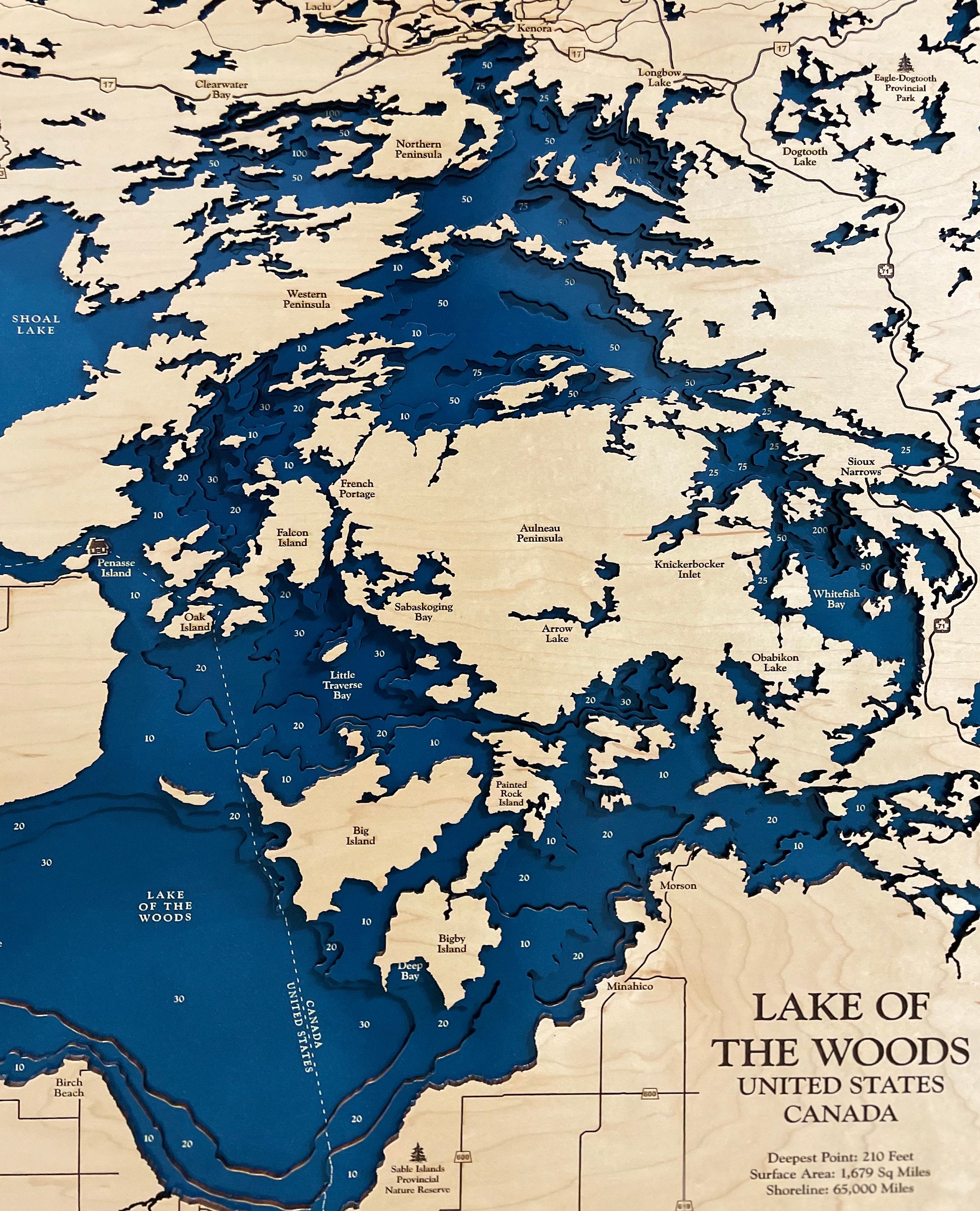 Lake of the Woods Map