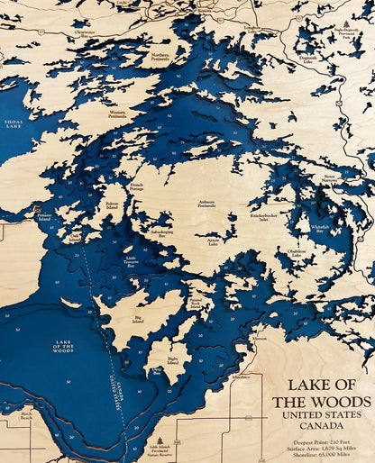 Lake of the Woods Map