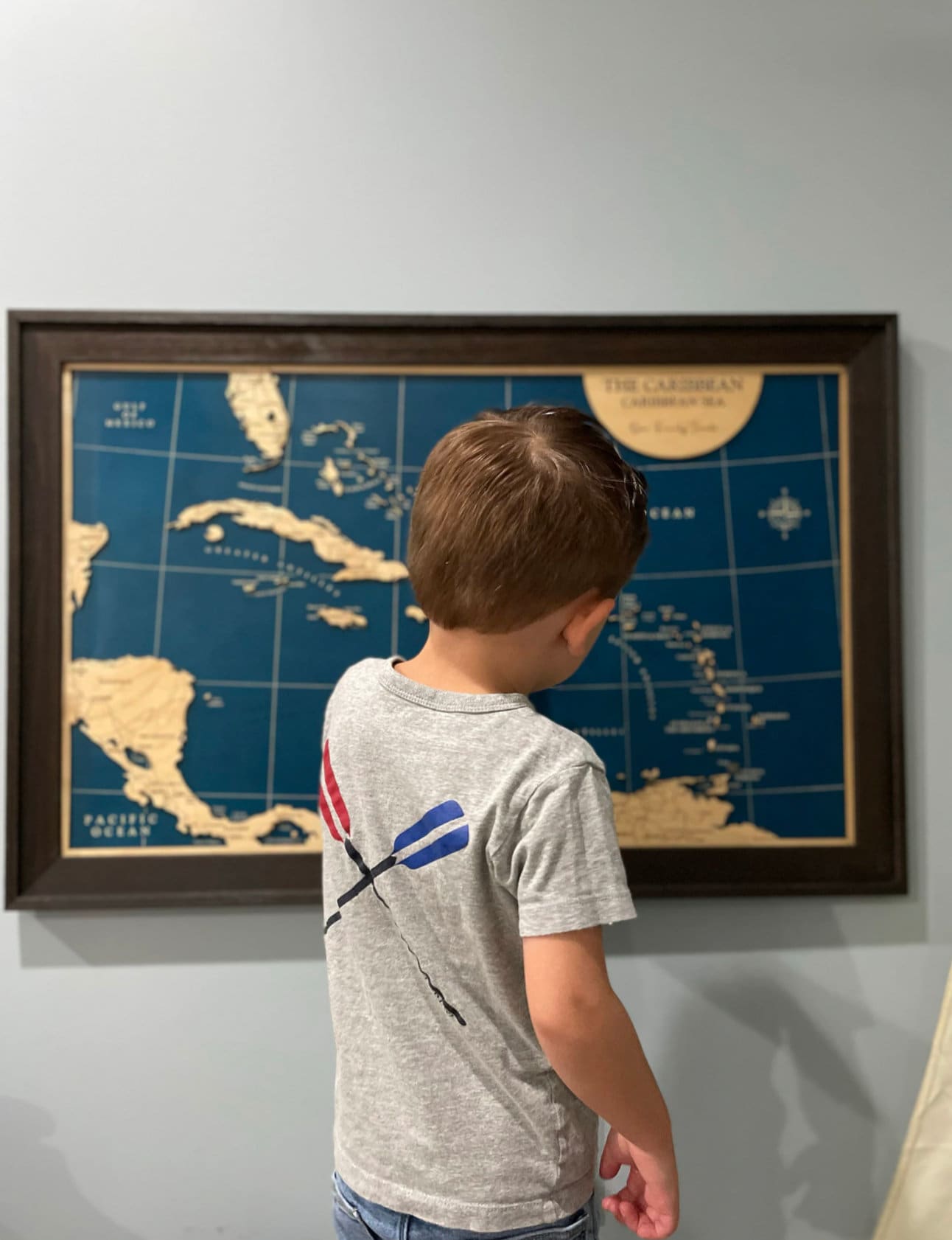 Custom Wood Cruise Map
