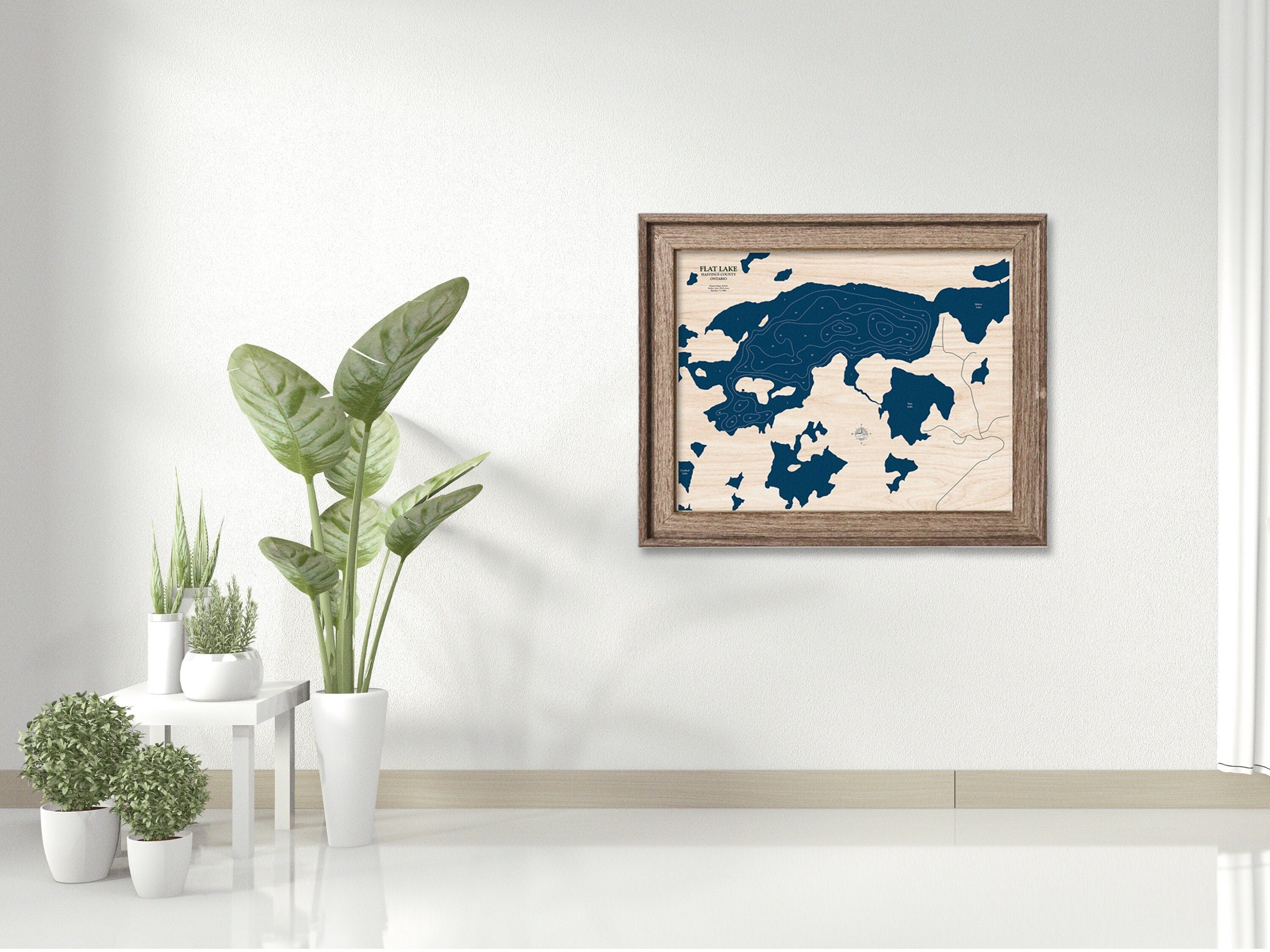 Flat Lake Map