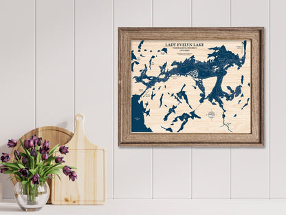 Lady Evelyn Lake Map