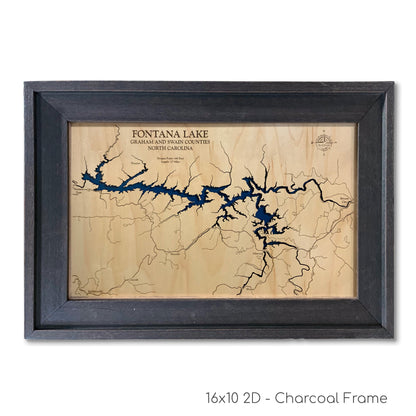 Fontana Lake Map