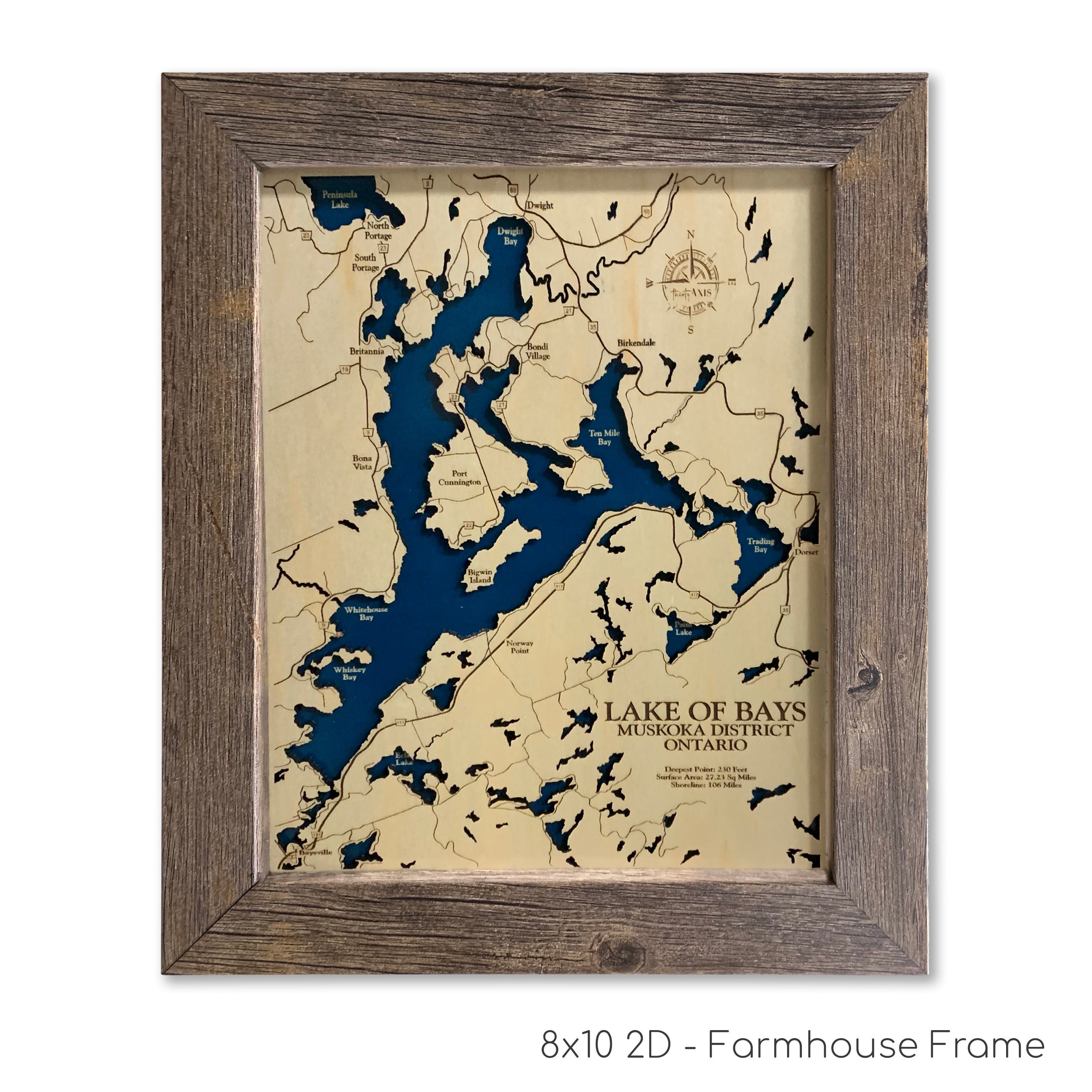 Lake of Bays Map