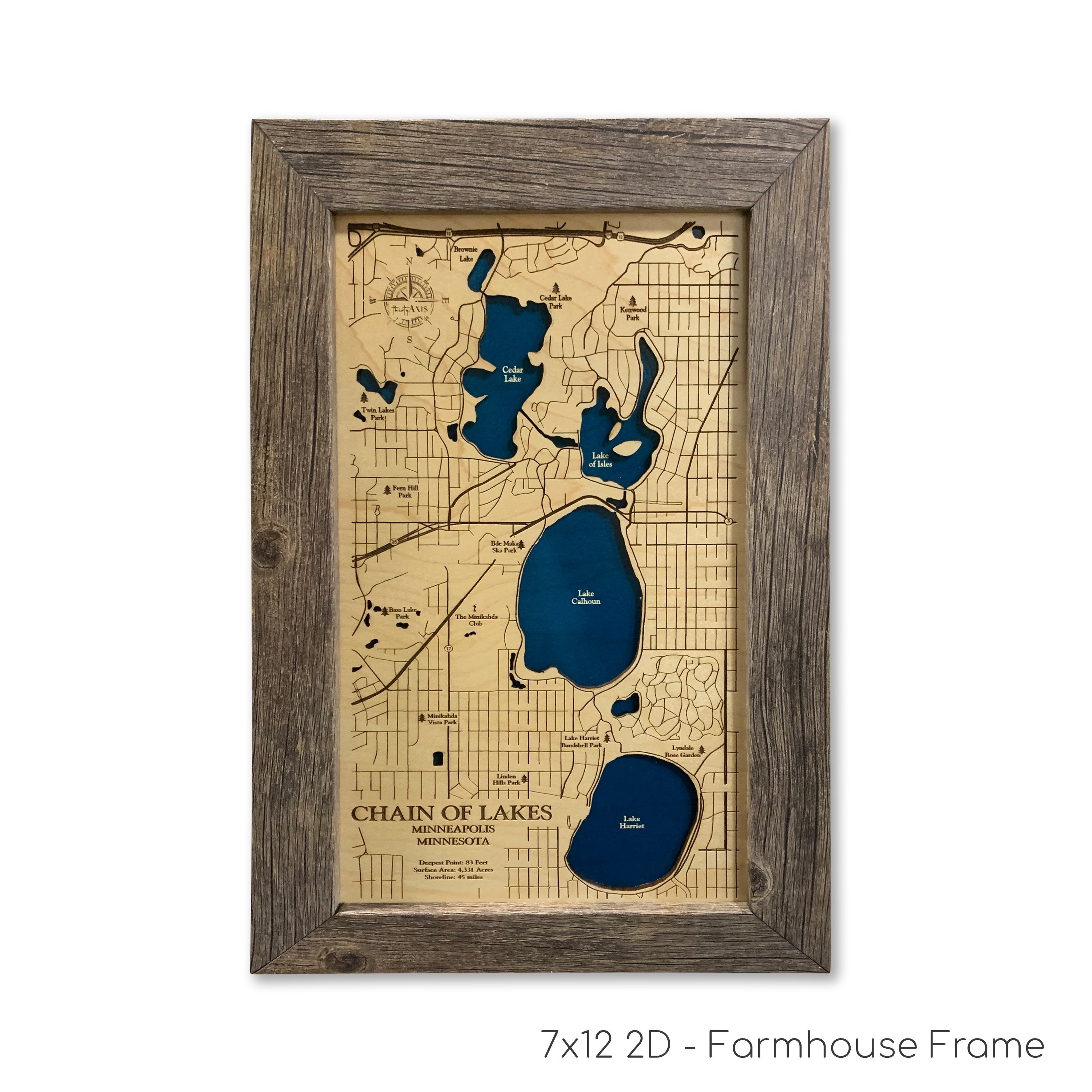 Chain of Lakes Map