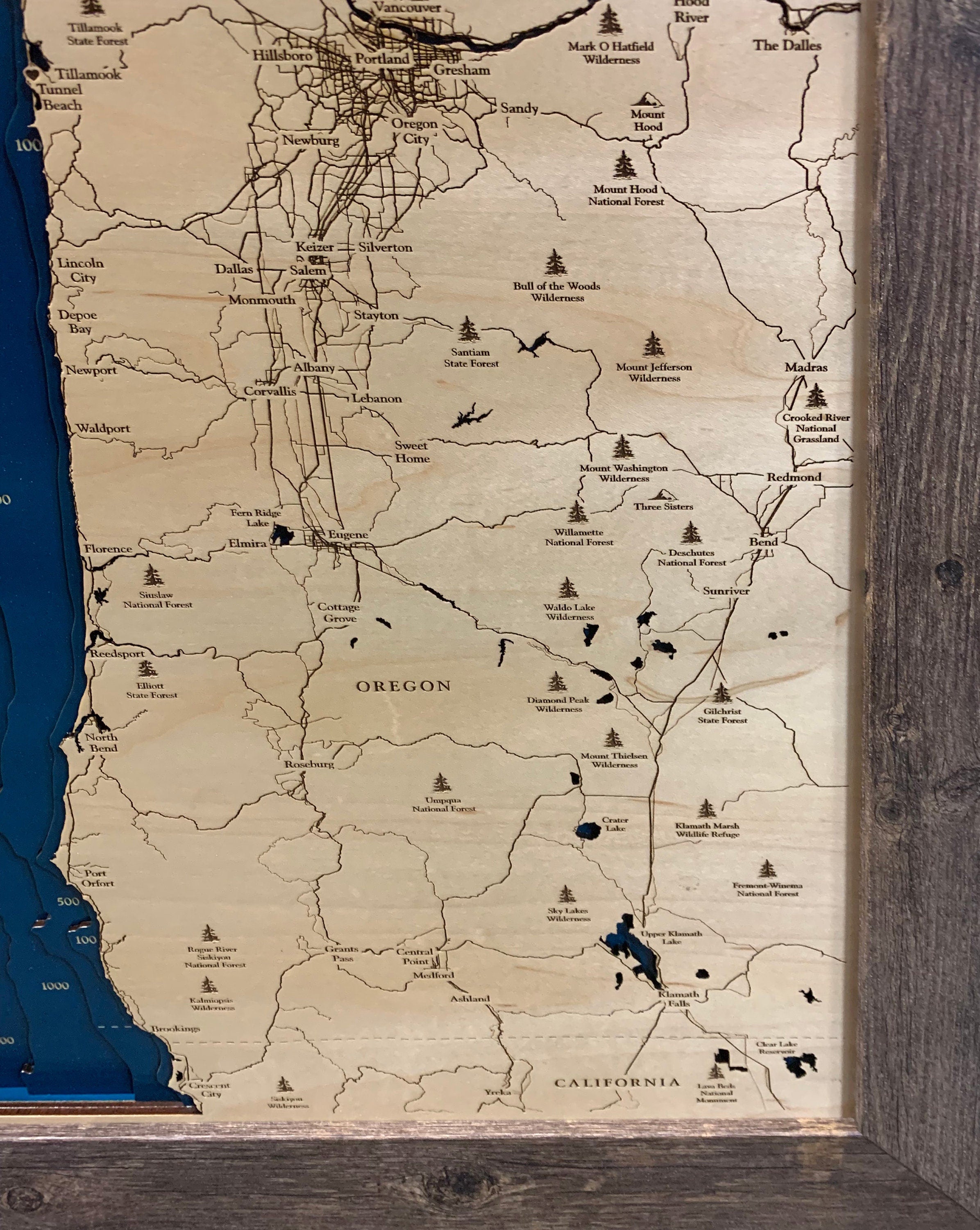 Oregon Coast Map