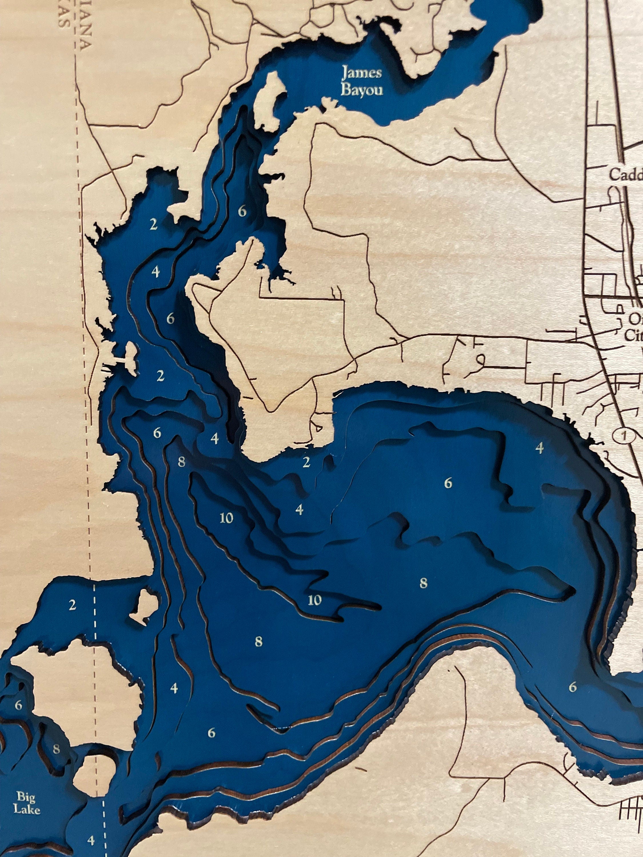 Caddo Lake Map