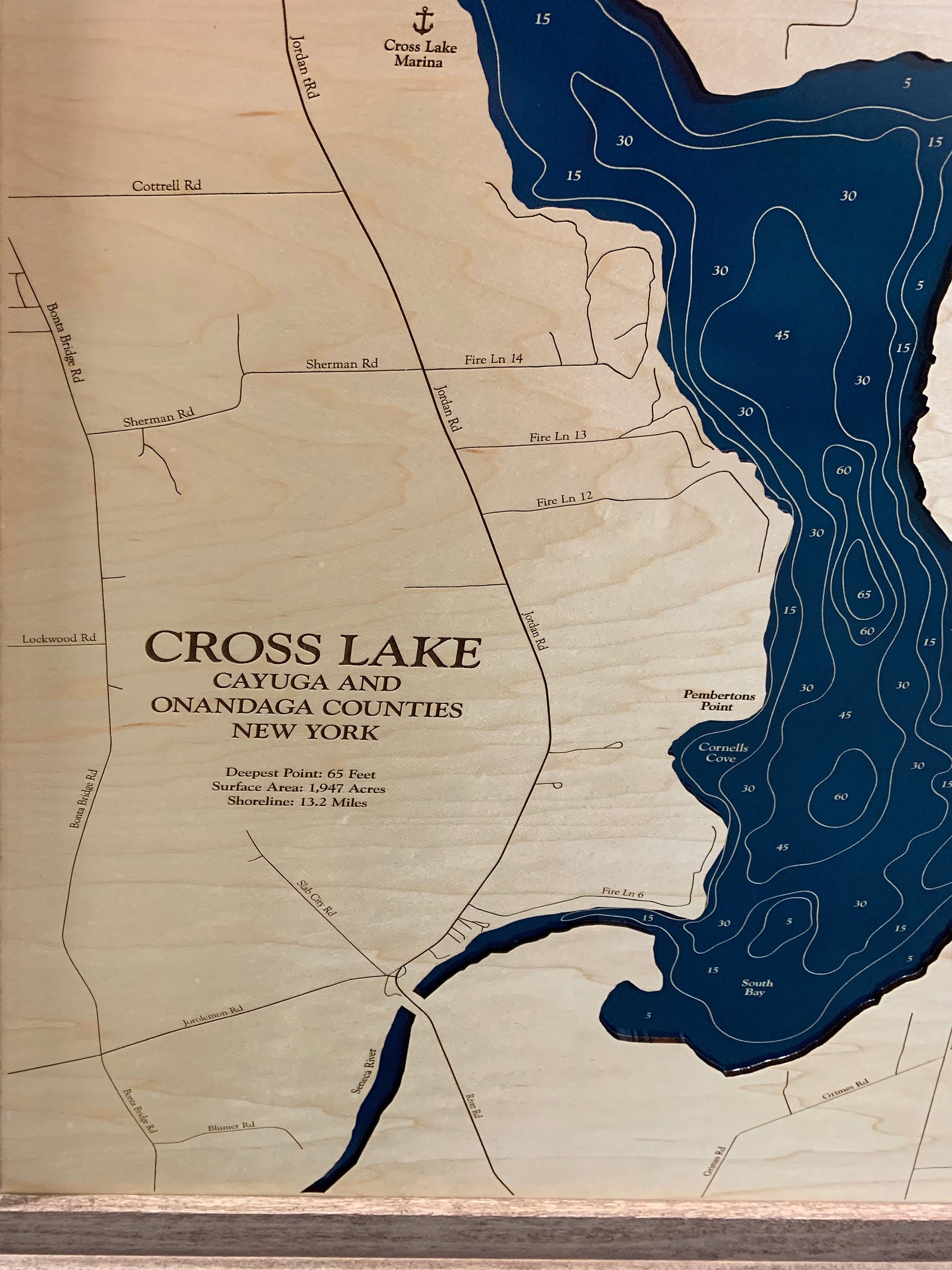 Cross Lake Map