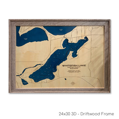 Whitefish Lake Map