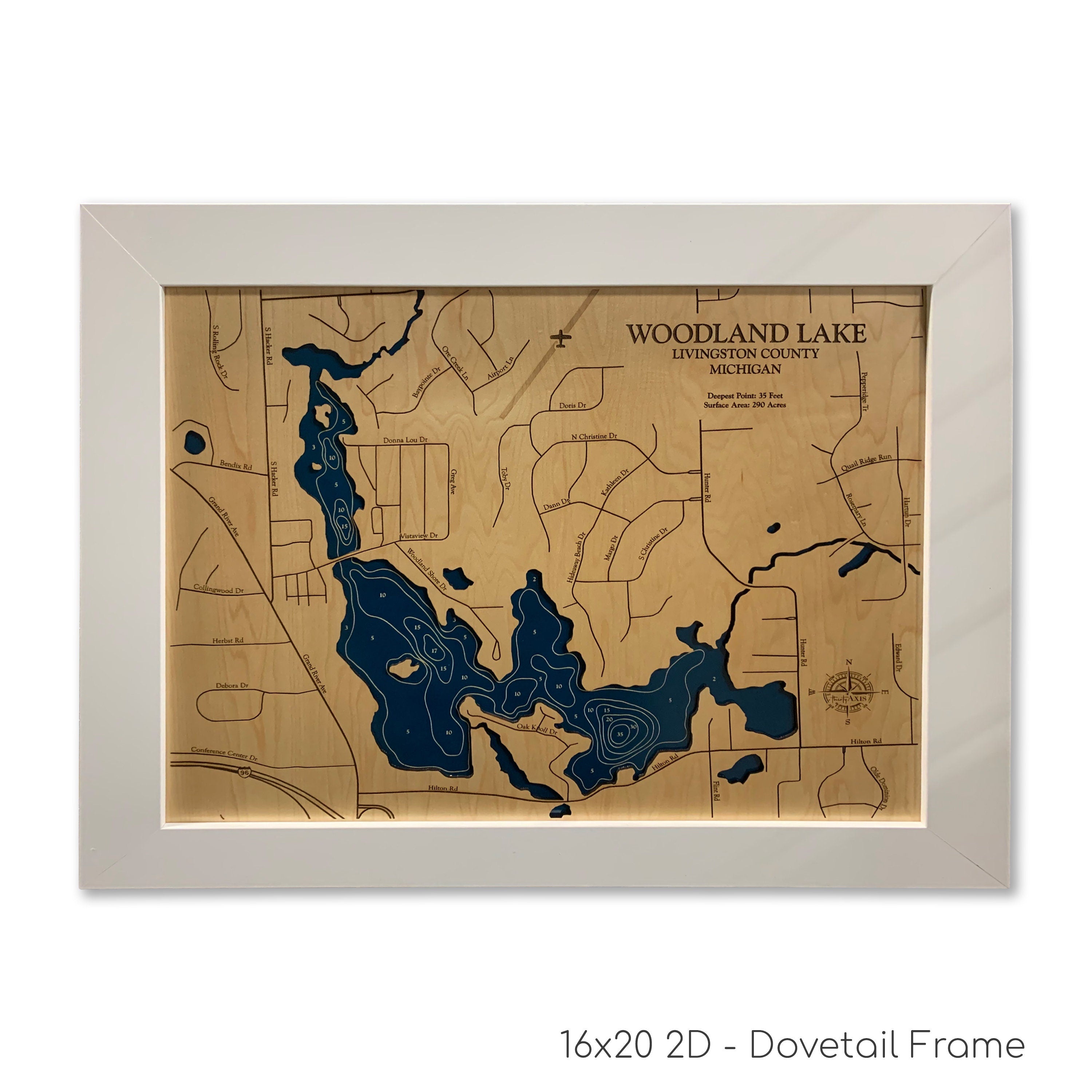 Woodland Lake Map
