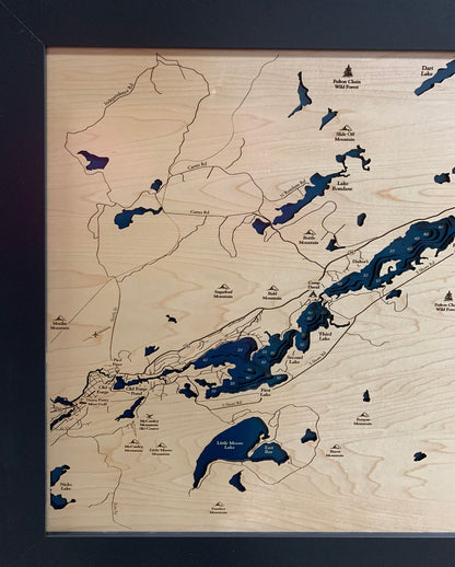 Fulton Chain of Lakes Map