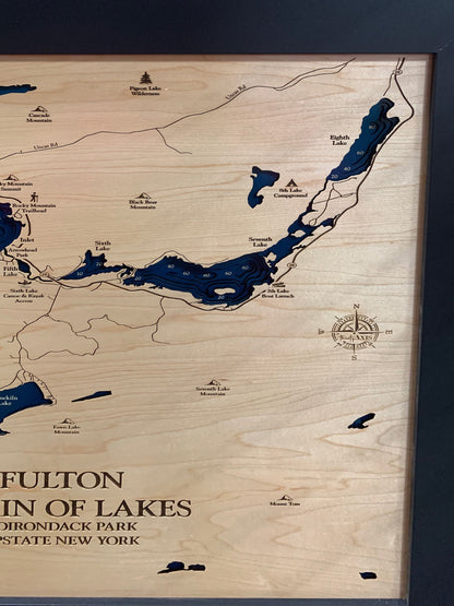 Fulton Chain of Lakes Map