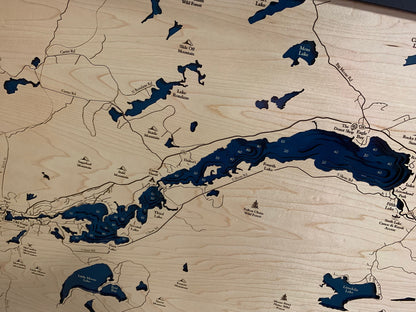 Fulton Chain of Lakes Map