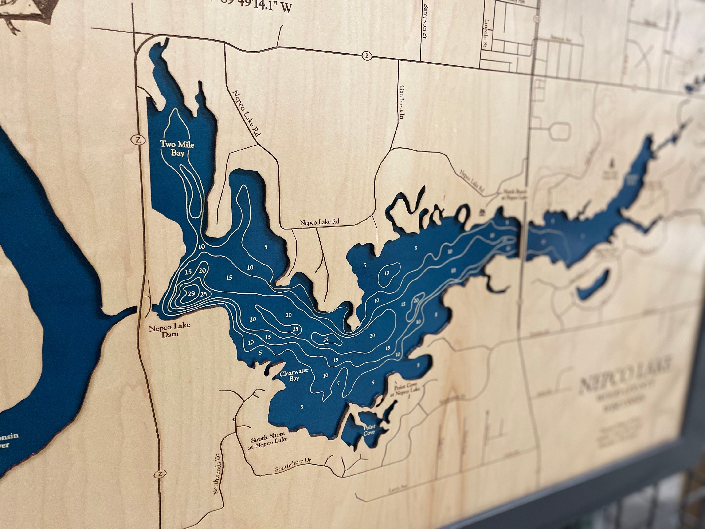 Nepco Lake Map
