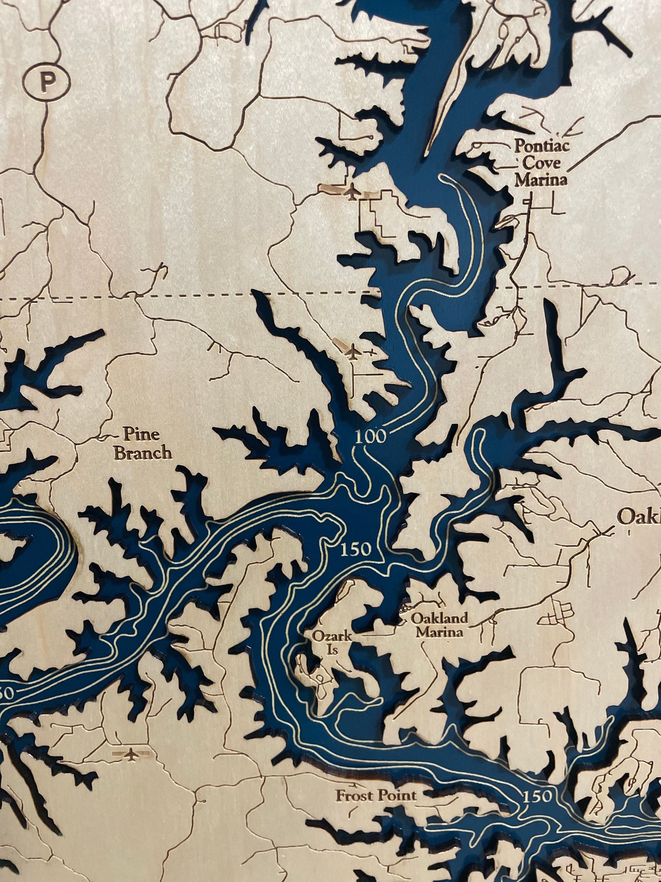 Bull Shoals Lake Map