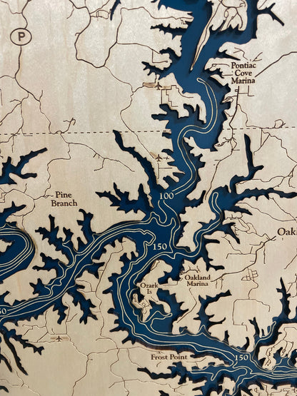 Bull Shoals Lake Map