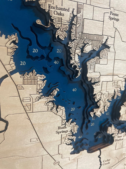 Cedar Creek Lake Map