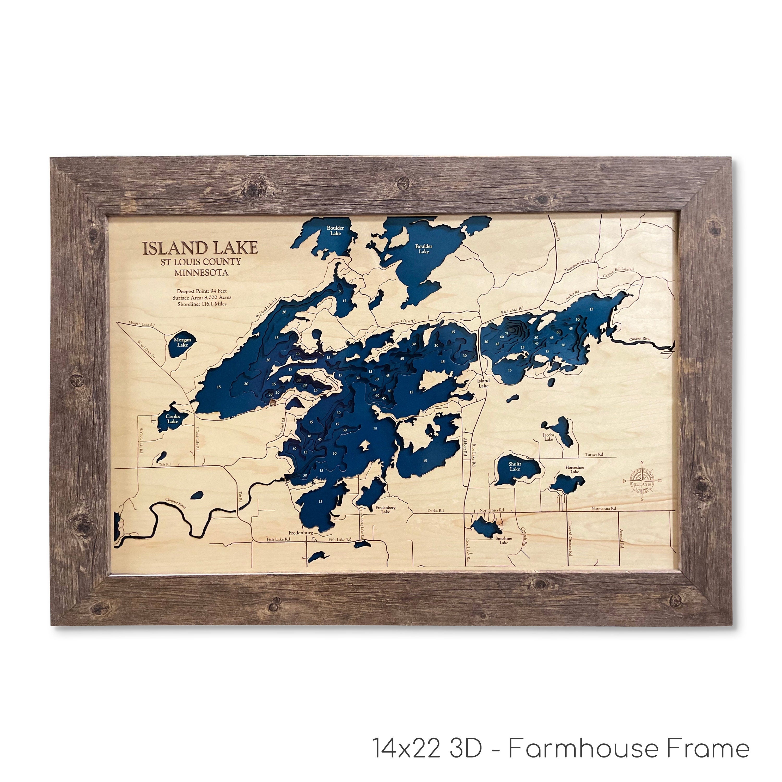Island Lake Map