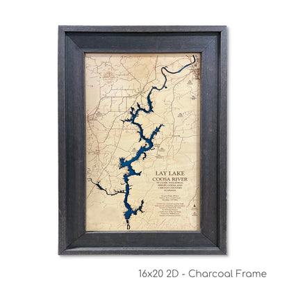 Lay Lake Map