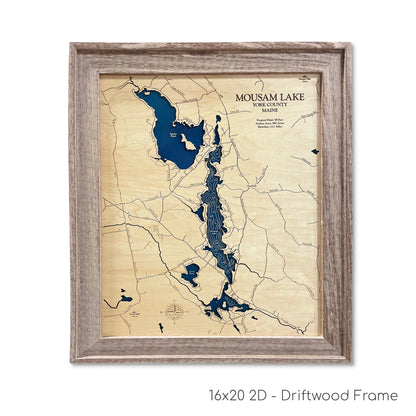 Mousam Lake Map