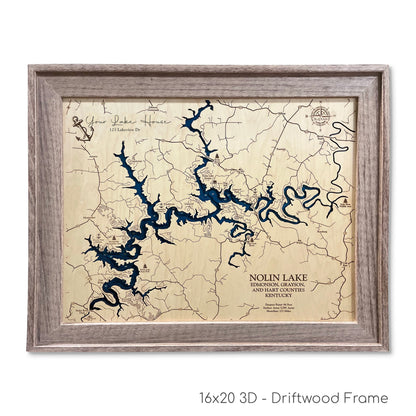 Nolin Lake Map