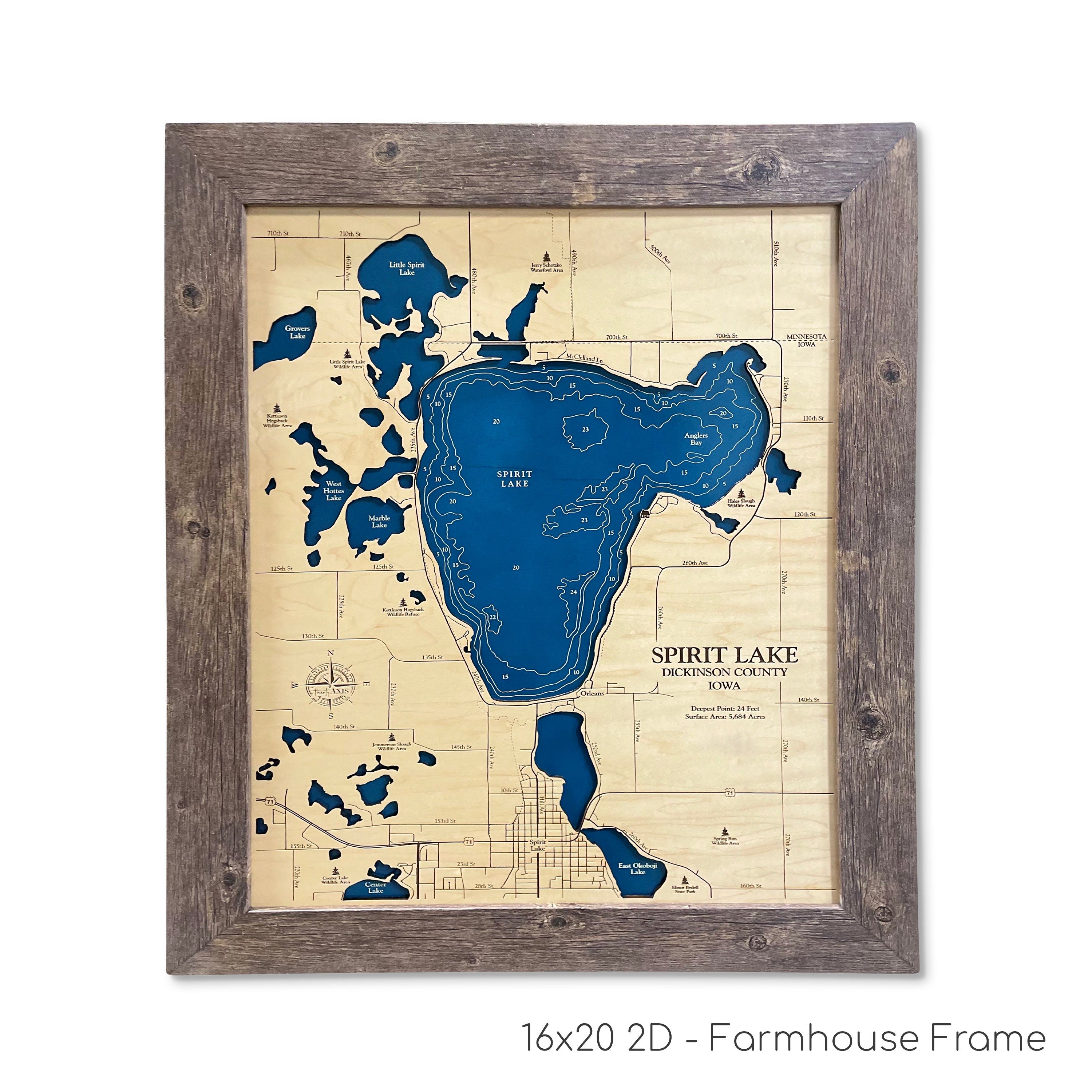 Spirit Lake Map