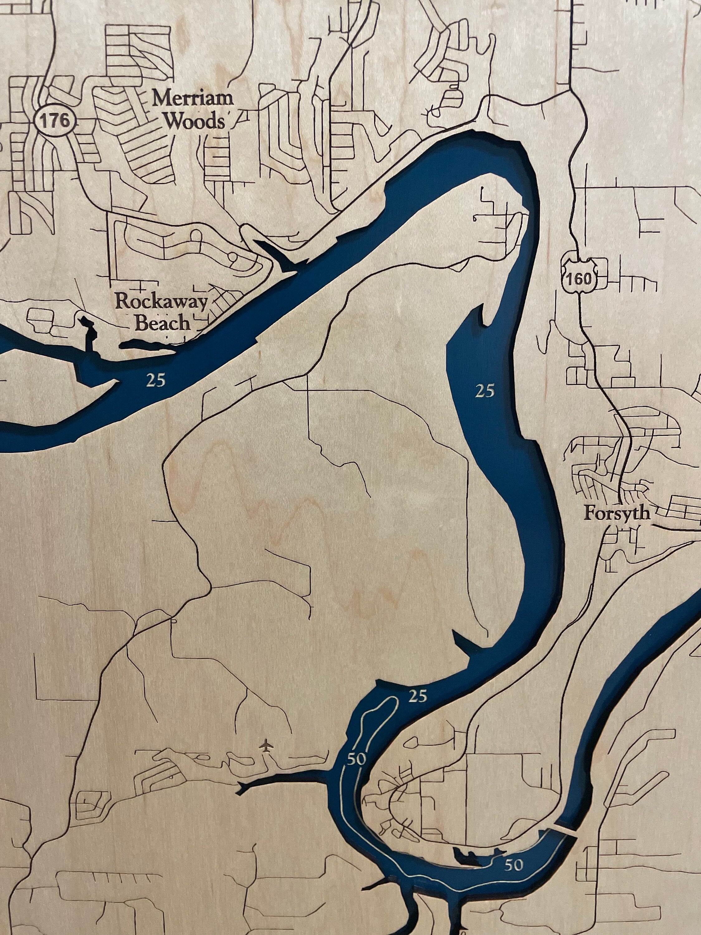 Lake Taneycomo Map