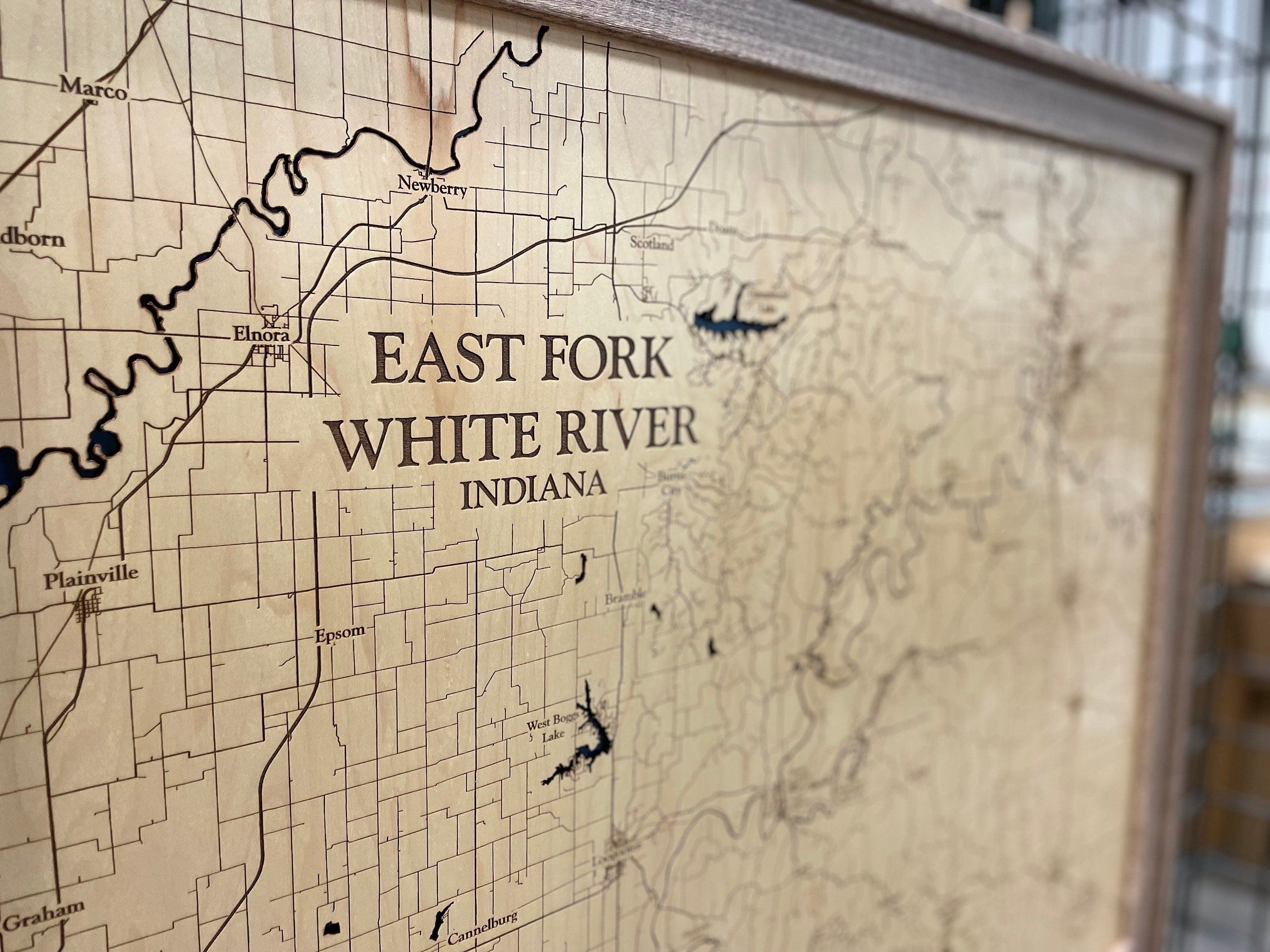 White River Map