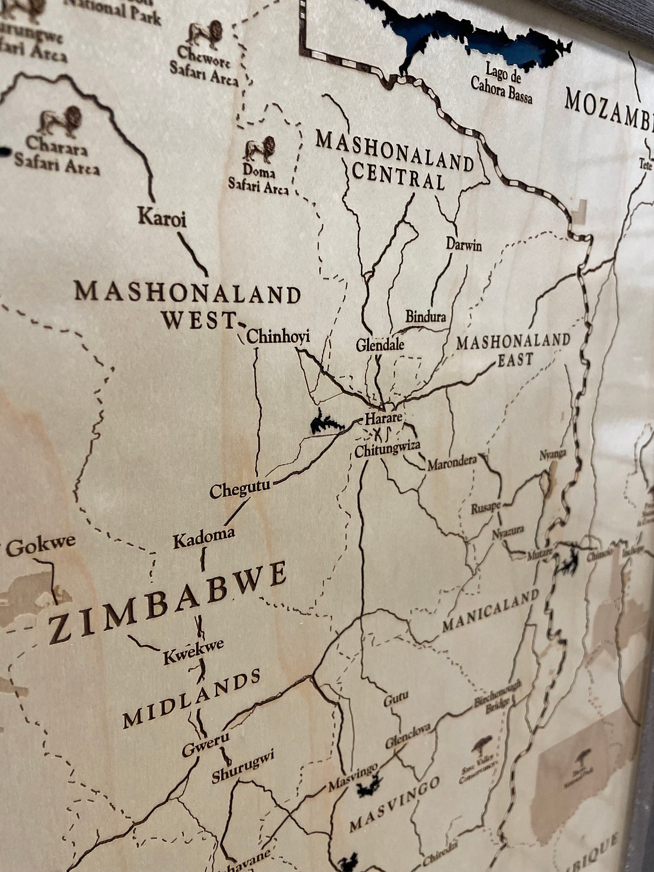 Zimbabwe Map