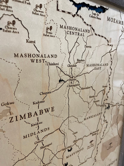Zimbabwe Map
