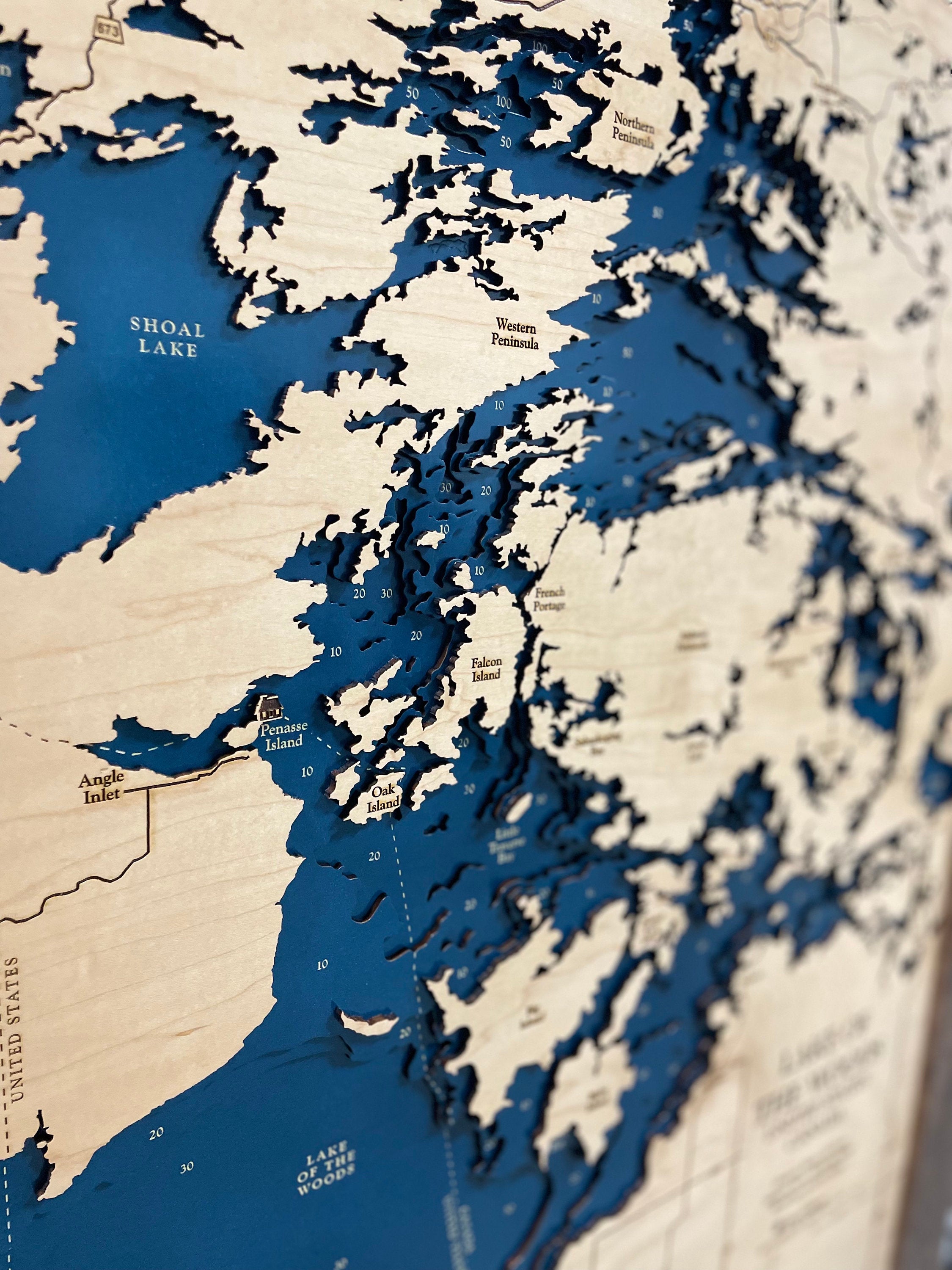 Lake of the Woods Map