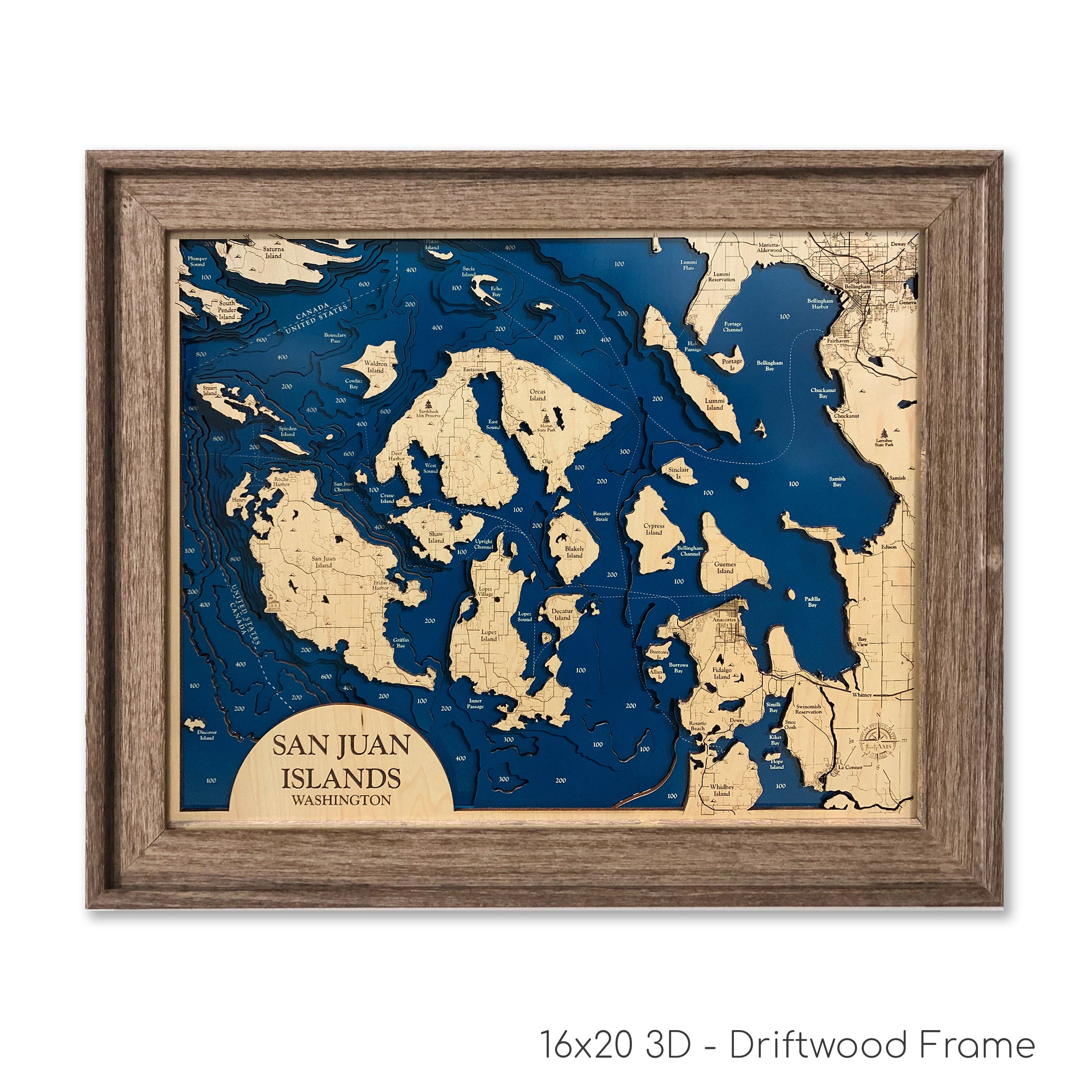 San Juan Islands Map