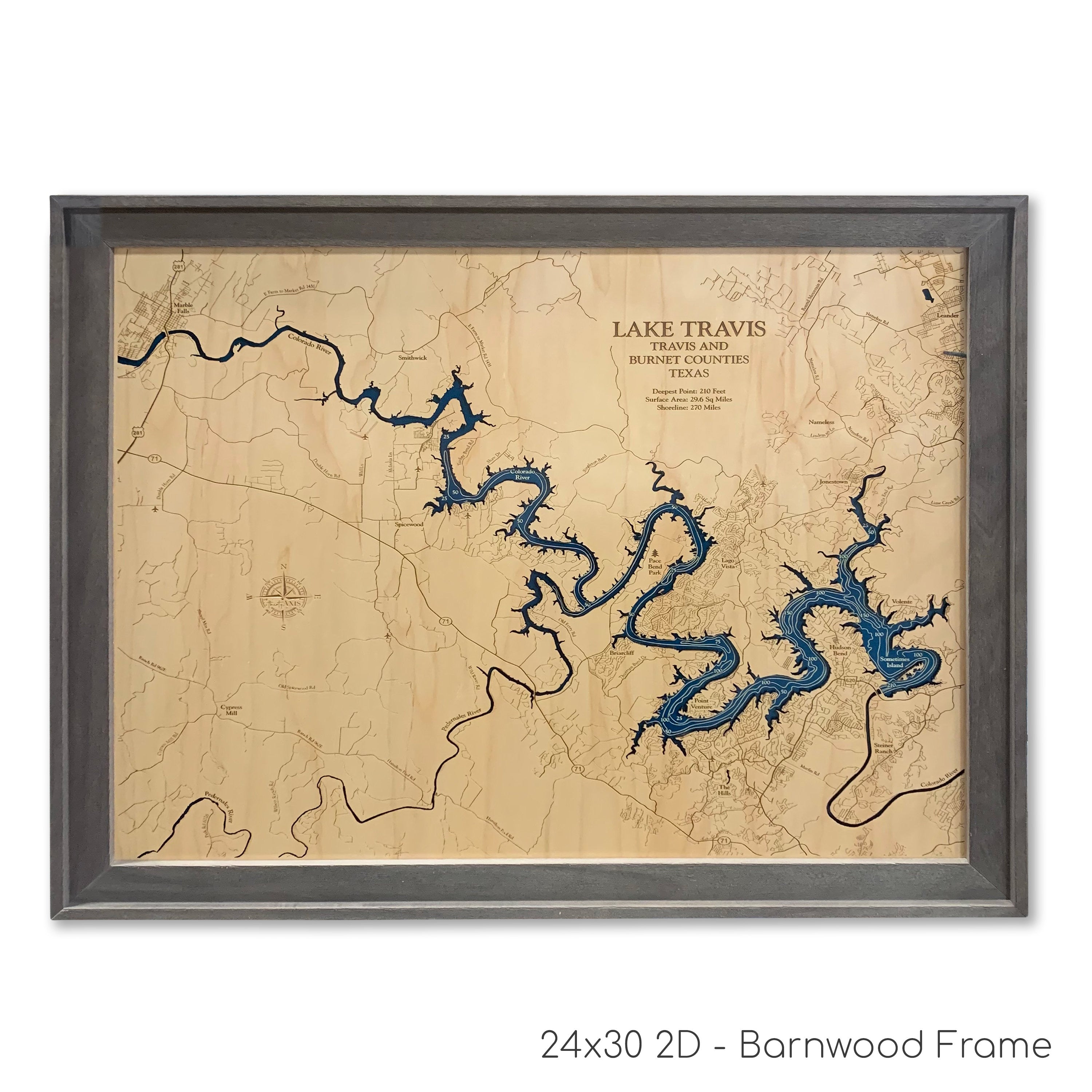Lake Travis Map