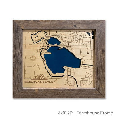 Boedecker Lake Map