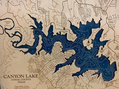 Canyon Lake Map