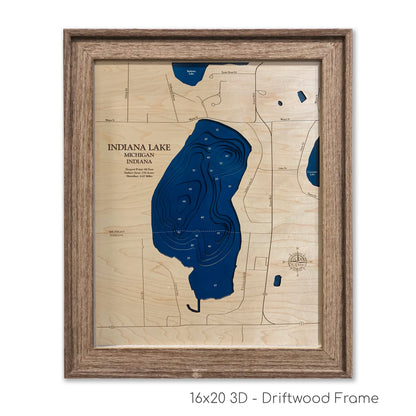 Indiana Lake Map